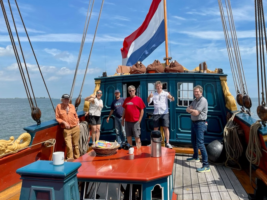 Statenjacht De Utrecht op het IJsselmeer